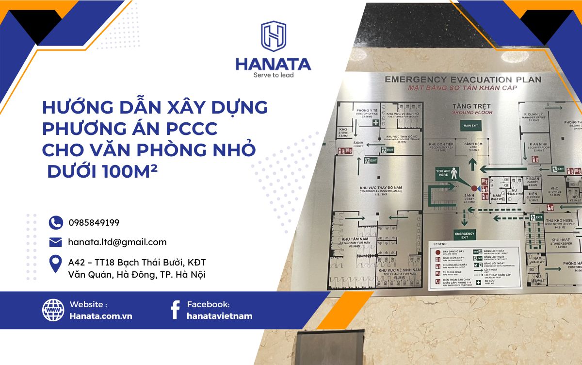 Hướng Dẫn Xây Dựng Phương Án Phòng cháy chữa cháy Cho Văn Phòng Nhỏ Dưới 100m²