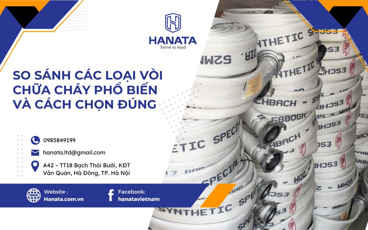 So Sánh Các Loại Vòi Chữa Cháy Phổ Biến Và Cách Chọn Đúng