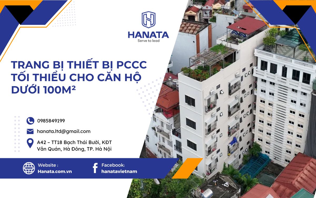 Trang Bị Thiết Bị Phòng Cháy Chữa Cháy Cho Căn Hộ Dưới 100m²